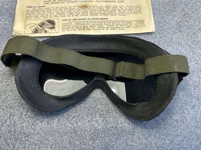 105) Original WW2 Era US Army Issue General Purpose Goggles M-1944 In Box Of Issue — image 13