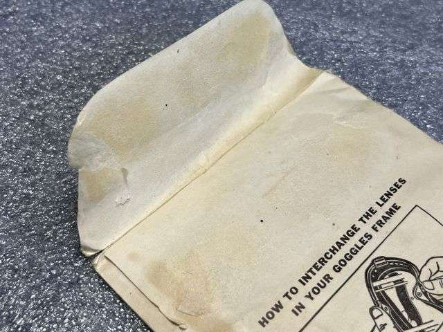 105) Original WW2 Era US Army Issue General Purpose Goggles M-1944 In Box Of Issue — image 4