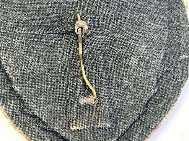 107) Nice Original Well Used Wire Embroidered 14th Army Badge With Pin Back Fitting — image 2