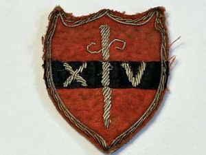 107) Nice Original Well Used Wire Embroidered 14th Army Badge …