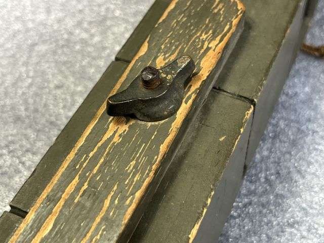 93) Excellent Original WW1 US Army Wooden Trench Periscope With Stand/Ground Spike & Belt Hook — image 10