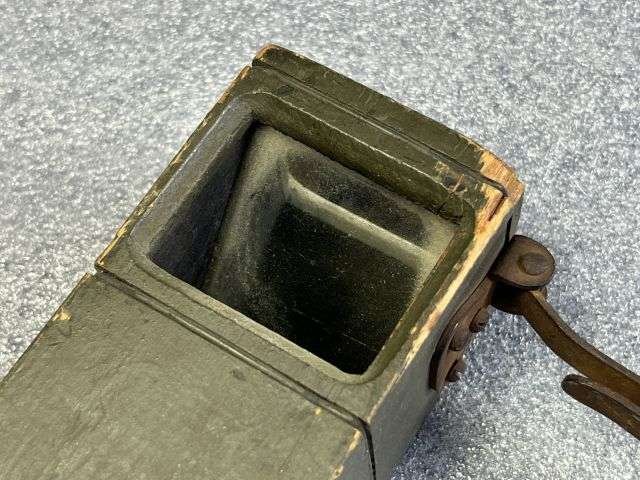 93) Excellent Original WW1 US Army Wooden Trench Periscope With Stand/Ground Spike & Belt Hook — image 12