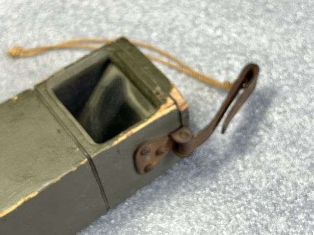 93) Excellent Original WW1 US Army Wooden Trench Periscope With Stand/Ground Spike & Belt Hook — image 14