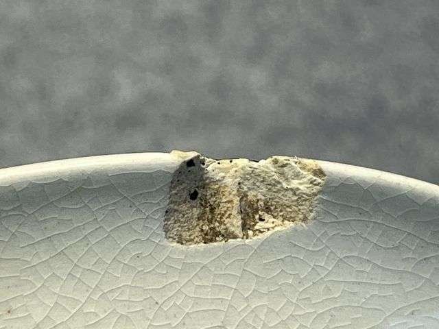 70) Original WW1 Bruce Bairnsfather Old Bill Small Side Plate With Edge Chip — image 2