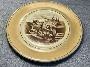 72) Nice Original WW1 Bruce Bairnsfather Old Bill Small Plate …