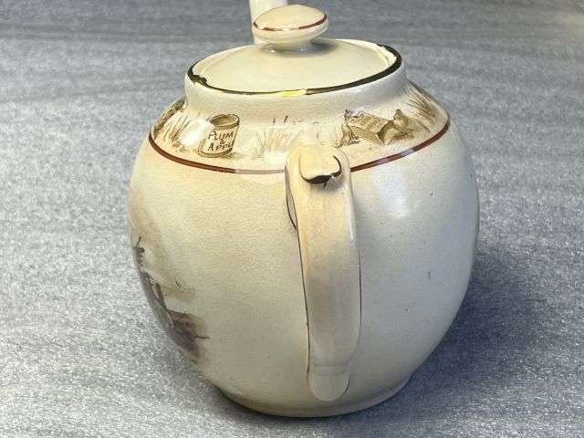 73) Lovely Original WW1 Bruce Bairnsfather Old Bill Teapot & Lid In Great Condition — image 11