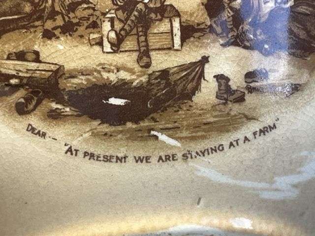 73) Lovely Original WW1 Bruce Bairnsfather Old Bill Teapot & Lid In Great Condition — image 13