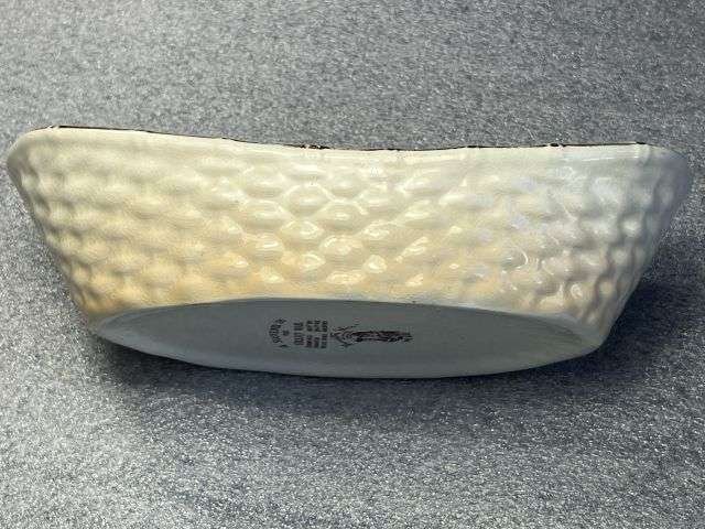 74) Excellent Original WW1 Era Bruce Bairnsfather Old Bill Large Oval Dish/Pin Tray 1919 — image 3