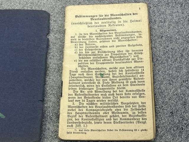 40) Tatty Well Used Original WW1 Imperial German Army Militarpas, Paperwork, Photo & Death Card — image 28