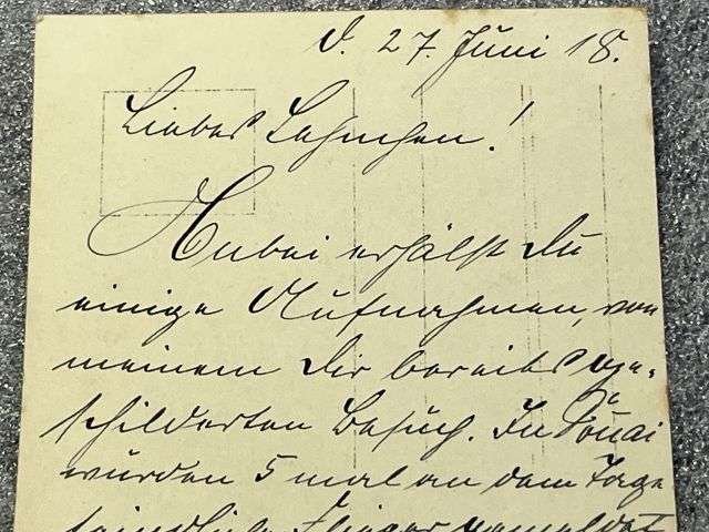 40) Tatty Well Used Original WW1 Imperial German Army Militarpas, Paperwork, Photo & Death Card — image 6