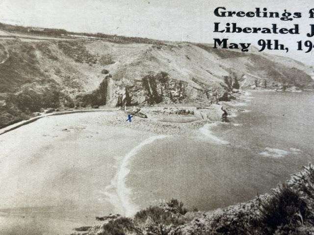 42) Interesting Original WW2 Postcard Greetings From Liberated Jersey May 9th 1945 Posted July 1945 — image 6