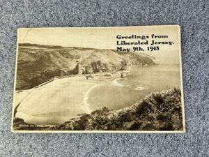 42) Interesting Original WW2 Postcard Greetings From Liberated Jersey May …
