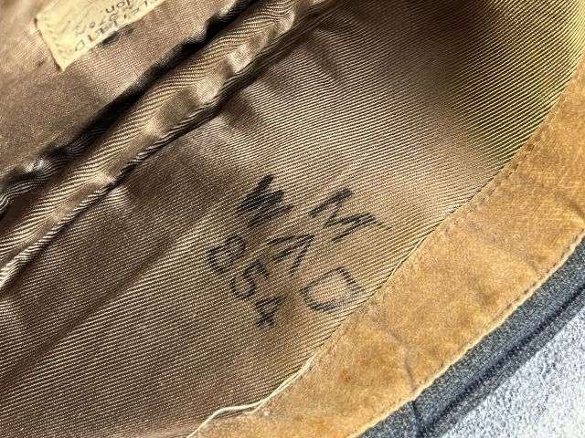 46) Excellent Original WW2 RAF Officers Issue FS Side Cap Dated 1944 — image 10