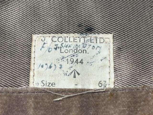 46) Excellent Original WW2 RAF Officers Issue FS Side Cap Dated 1944 — image 2