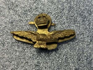 55) Excellent Original WW2 RAF Officers FS Cap 2 Part …