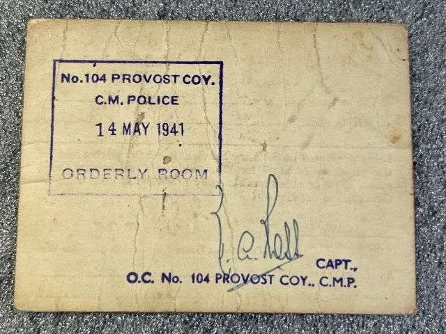 56) WW2 British Army Soldiers Service & Pay Book, Release Book & Paperwork Drivers ID Cards 7537492 Pte E.Matthews RAMC, CMP, RASC & RAPC — image 15