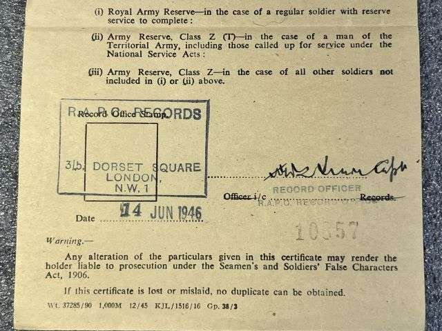56) WW2 British Army Soldiers Service & Pay Book, Release Book & Paperwork Drivers ID Cards 7537492 Pte E.Matthews RAMC, CMP, RASC & RAPC — image 2
