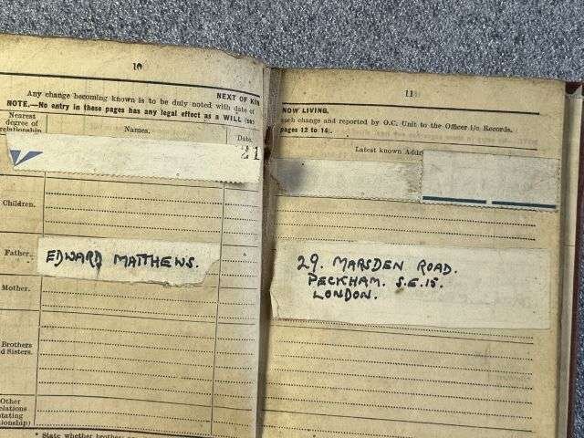 56) WW2 British Army Soldiers Service & Pay Book, Release Book & Paperwork Drivers ID Cards 7537492 Pte E.Matthews RAMC, CMP, RASC & RAPC — image 22