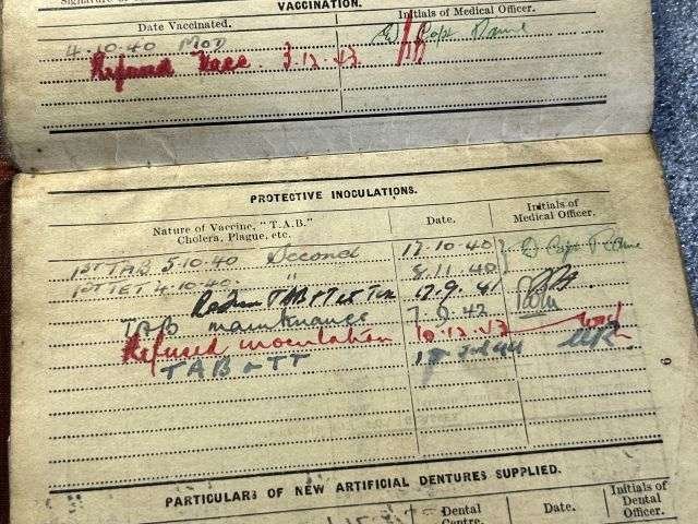 56) WW2 British Army Soldiers Service & Pay Book, Release Book & Paperwork Drivers ID Cards 7537492 Pte E.Matthews RAMC, CMP, RASC & RAPC — image 23