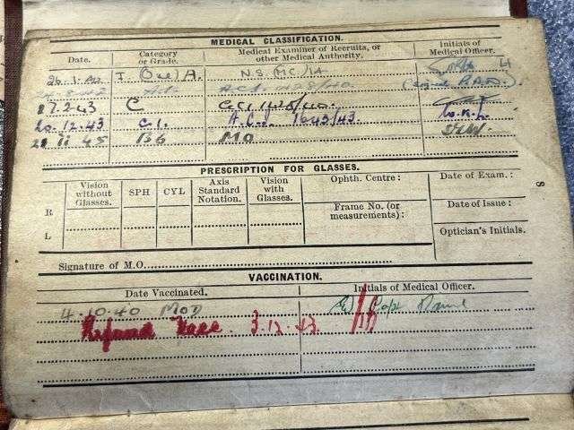 56) WW2 British Army Soldiers Service & Pay Book, Release Book & Paperwork Drivers ID Cards 7537492 Pte E.Matthews RAMC, CMP, RASC & RAPC — image 24