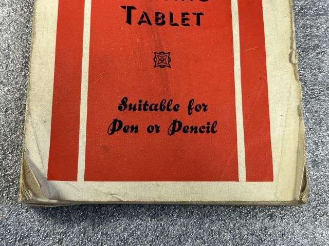 23) Excellent original Early WW2 British Military The Services Writing Tablet Full Of Wartime Poems, Wartime Recipes etc. — image 11