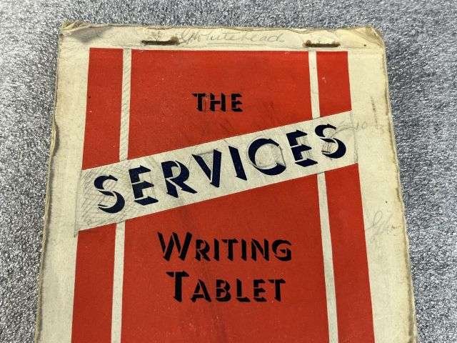 23) Excellent original Early WW2 British Military The Services Writing Tablet Full Of Wartime Poems, Wartime Recipes etc. — image 12