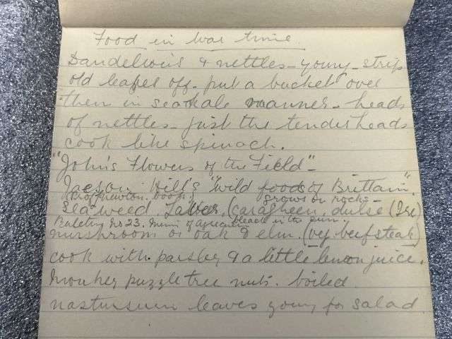 23) Excellent original Early WW2 British Military The Services Writing Tablet Full Of Wartime Poems, Wartime Recipes etc. — image 7