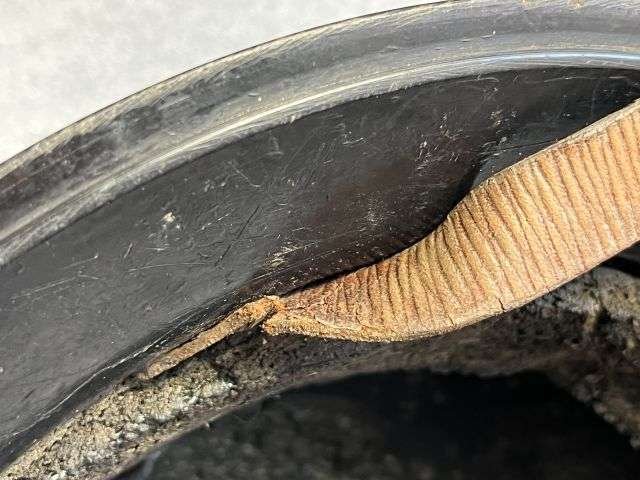 25) Excellent Original WW2 British Home Front Bakelite Protective Helmet Unusual Pattern — image 7