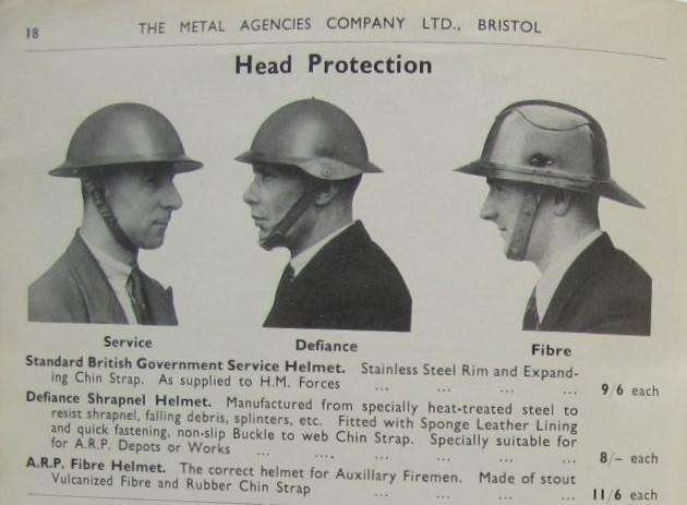 28) Excellent Original WW2 British Home Front ARP Defiance Shrapnel Helmet — image 3