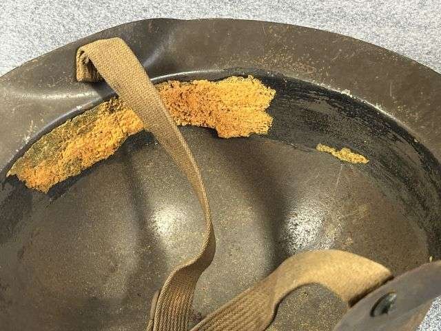 28) Excellent Original WW2 British Home Front ARP Defiance Shrapnel Helmet — image 8