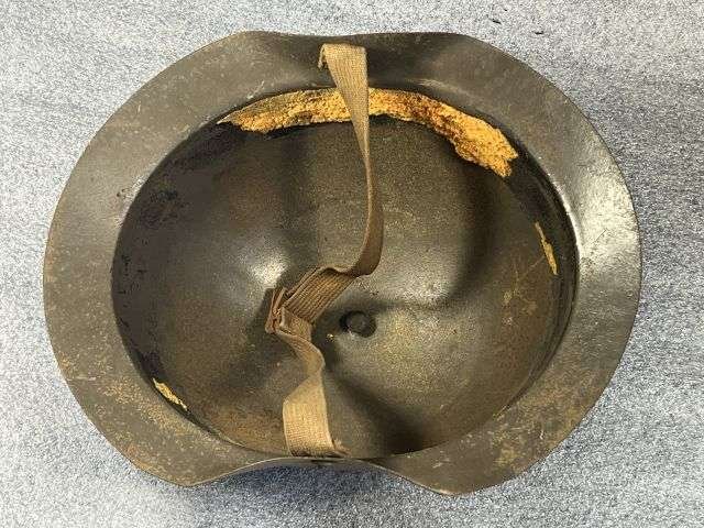 28) Excellent Original WW2 British Home Front ARP Defiance Shrapnel Helmet — image 9