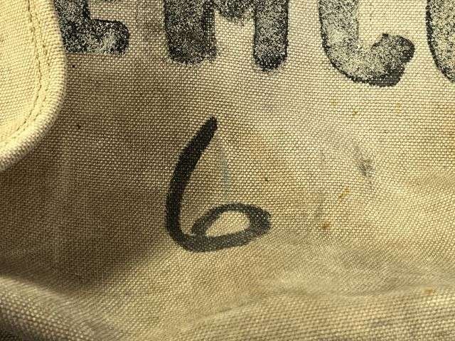 32) Nice Original Early WW2 Official Issue ARP Respirator Haversack Dated 1940 — image 12