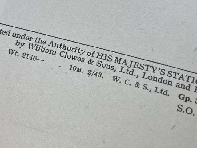 34) Excellent Original WW2 RN Admiralty Navigation Manual Volume I 1938. Printed In 1943 — image 3