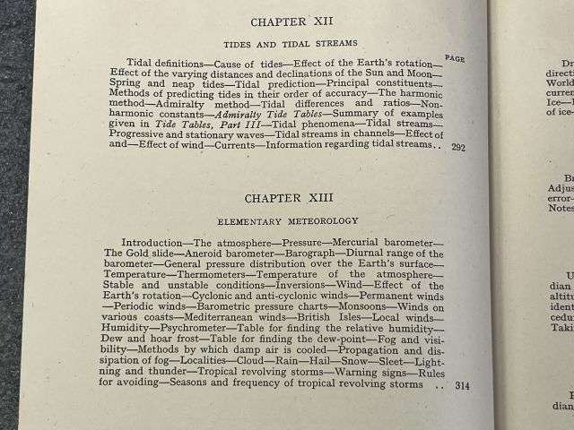 34) Excellent Original WW2 RN Admiralty Navigation Manual Volume I 1938. Printed In 1943 — image 7