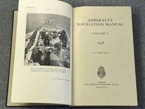 34) Excellent Original WW2 RN Admiralty Navigation Manual Volume I …