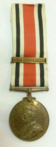 11) Nice Original GRV Special Constabulary Long Service Medal to Sidney C Christmas — image 2