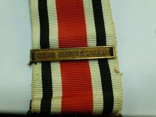 11) Nice Original GRV Special Constabulary Long Service Medal to Sidney C Christmas — image 7