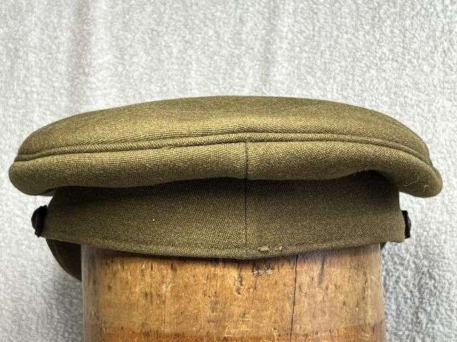 89) Excellent Original WW2 British Army Officers Peaked Cap — image 5