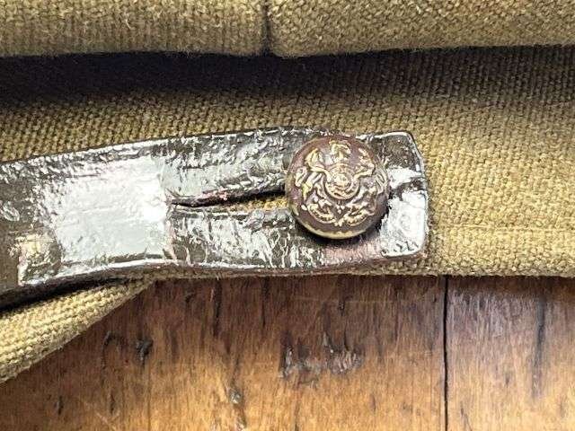 89) Excellent Original WW2 British Army Officers Peaked Cap — image 6