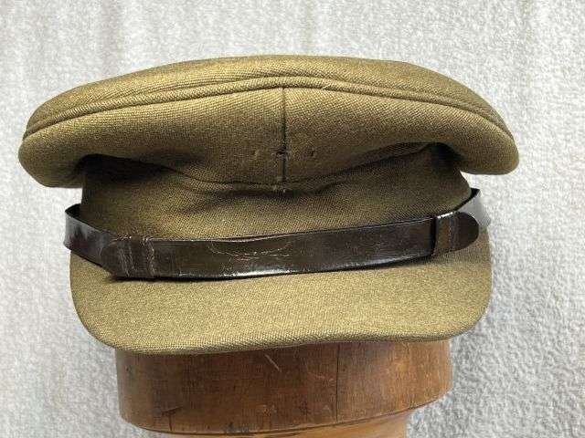 89) Excellent Original WW2 British Army Officers Peaked Cap — image 9
