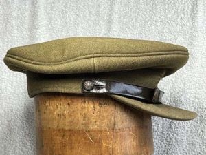 89) Excellent Original WW2 British Army Officers Peaked Cap