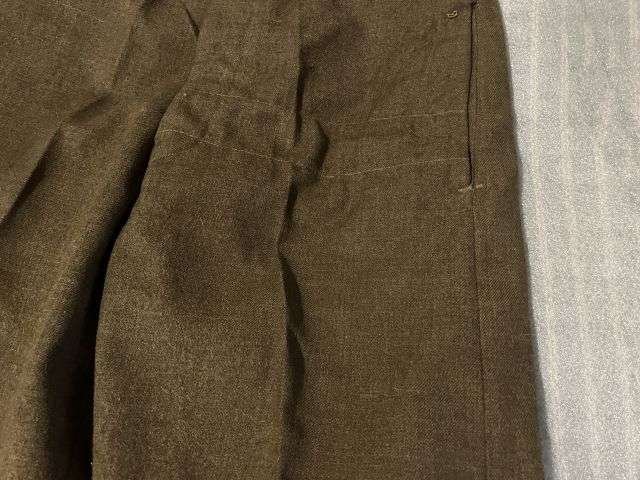 100) Excellent Original WW2 British Army 1937 Pattern Battledress Trousers With Leg Pocket Removed — image 16