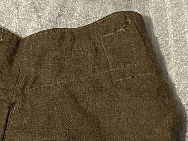100) Excellent Original WW2 British Army 1937 Pattern Battledress Trousers With Leg Pocket Removed — image 4