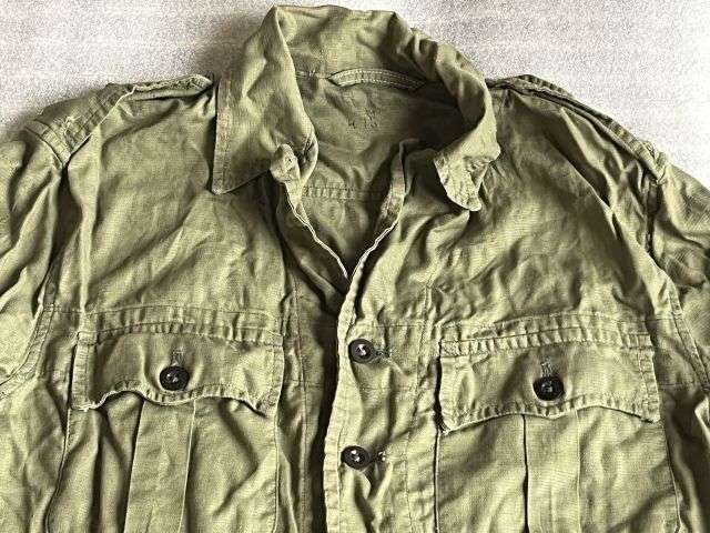 103) Excellent Clean British Army 1950 Pat Jungle Green Bush Jacket Size 2 Dated 1955 — image 10