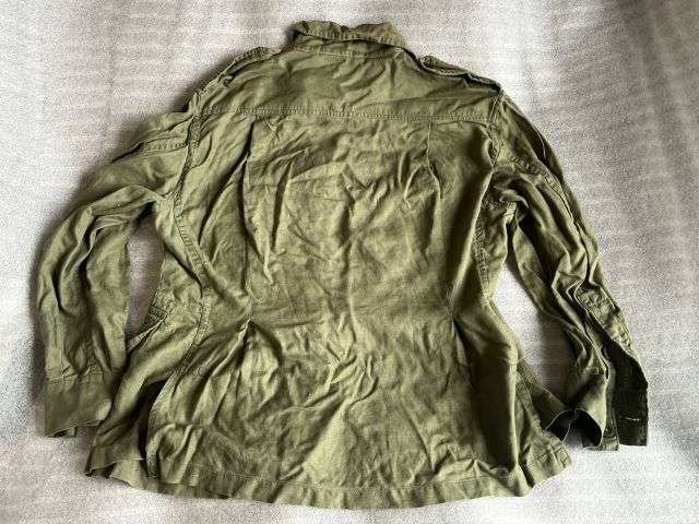 103) Excellent Clean British Army 1950 Pat Jungle Green Bush Jacket Size 2 Dated 1955 — image 8