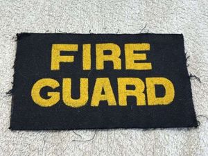 71) Excellent Original WW2 British Home Front Issue Fire Guard …