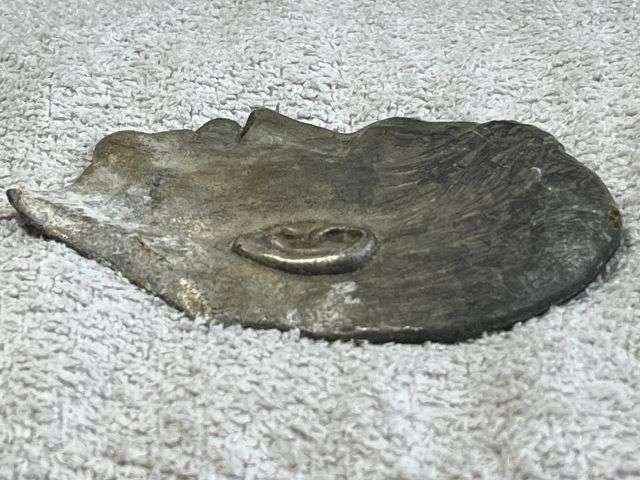 72) Excellent Original WW2 German Adolf Hitler Alloy Head From Door or Wall? — image 5