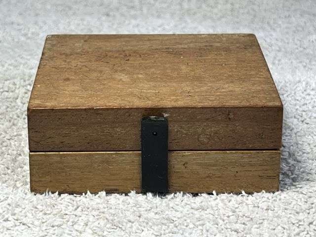 74) Nice Original WW1 British Officers Wooden Bodied Marching Compass Dated 1918 — image 14