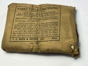50) Good Original WW2 British Army First Field Dressing Dated …