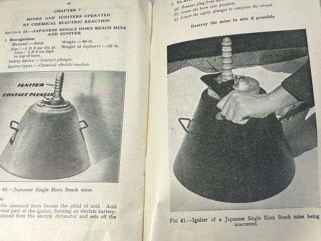 51) Original Post WW2 Field Engineering & Mine Warfare Pamphlet No 4 Part I Mines Individual Mechanisms 1947 — image 4